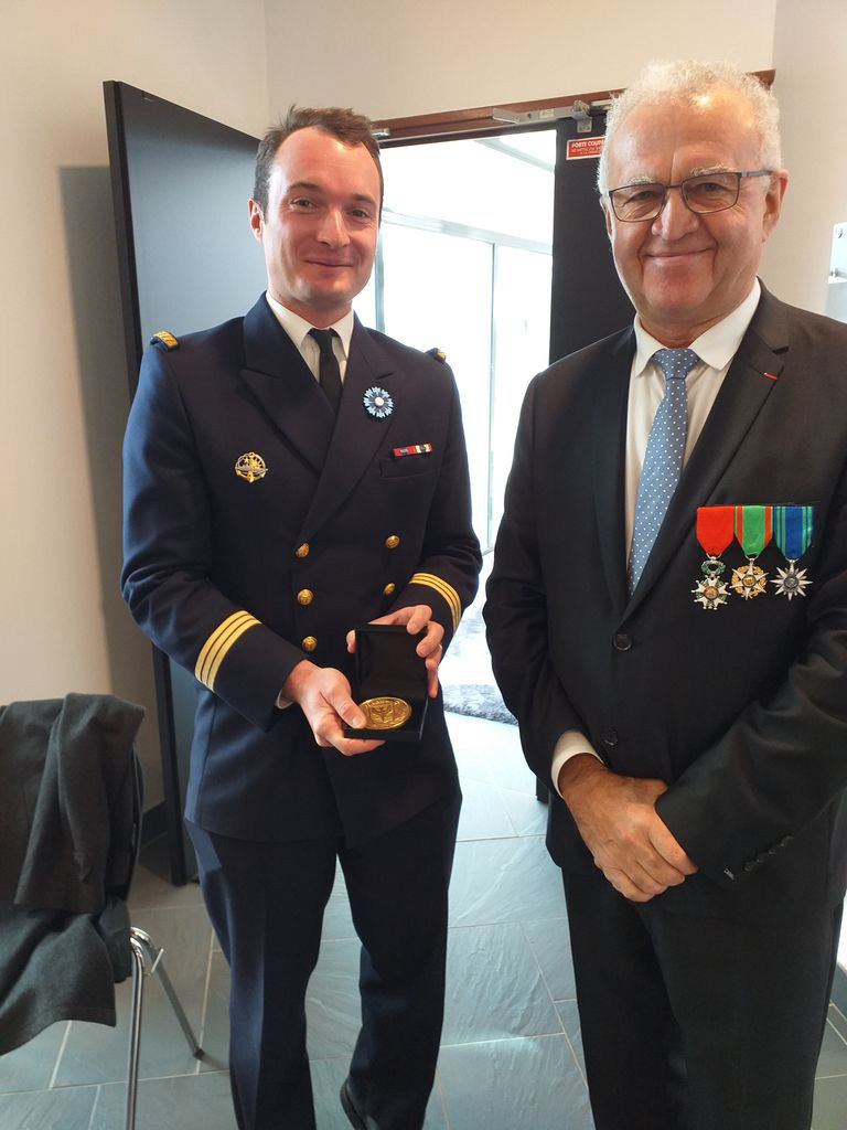 medaille ville d'echirolles villeneuve en bronze