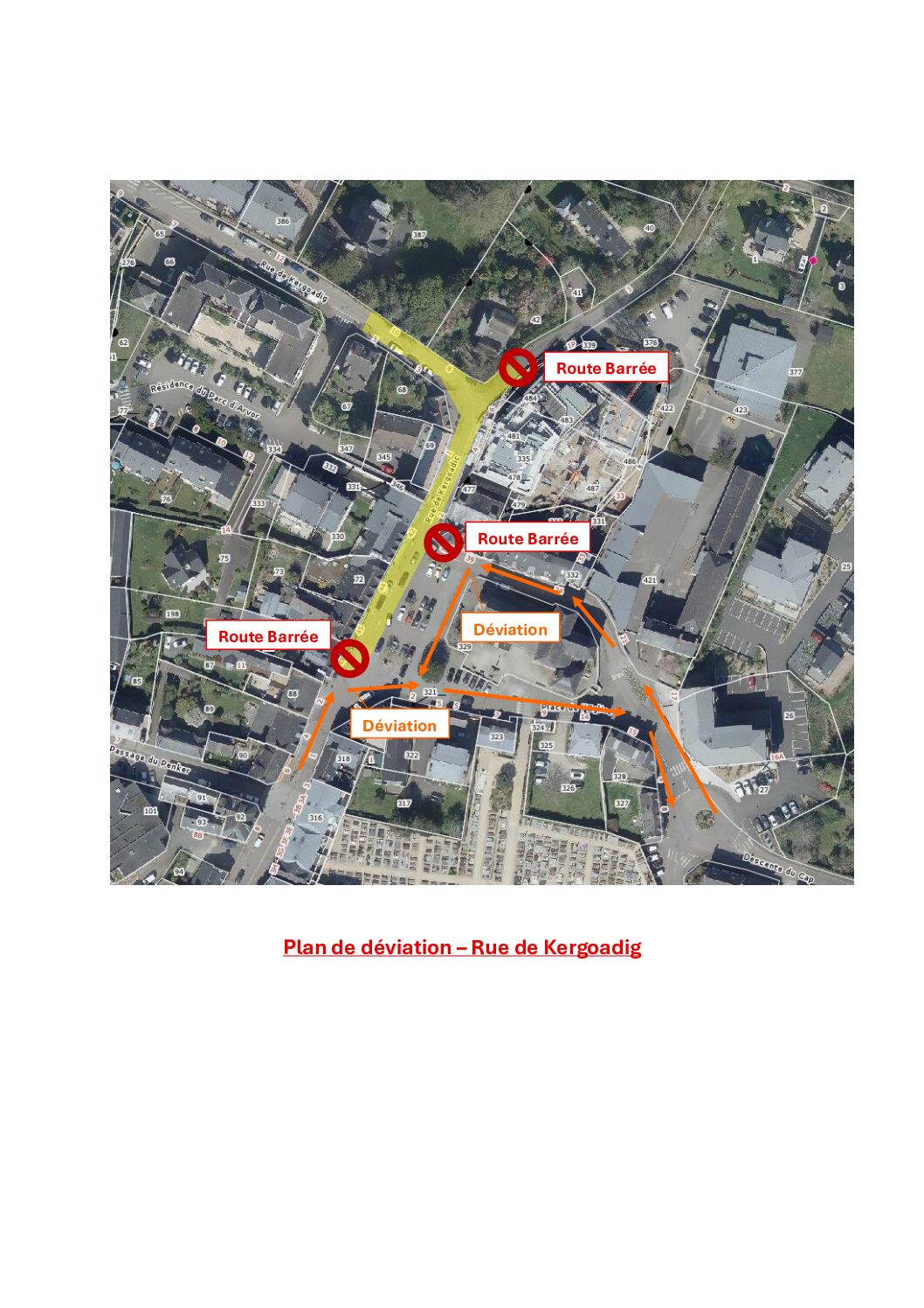 ANNEXE 2 - Plan de déviation